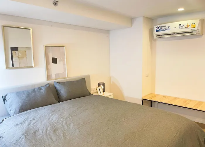 Apartamento 2br Bts On Nut Siamese87 Two Bedroom Loft Hight Floor 24 Bangkok