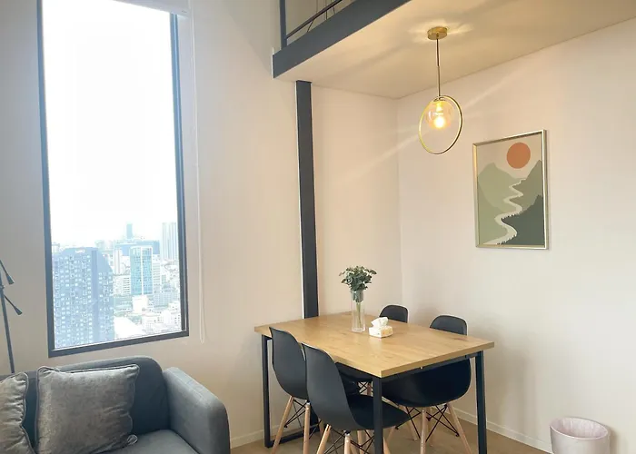 2br Bts On Nut Siamese87 Two Bedroom Loft Hight Floor 24 *