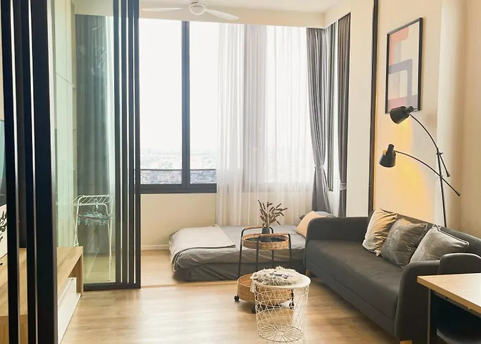 2br Bts On Nut Siamese87 Two Bedroom Loft Hight Floor 24 Apartamento